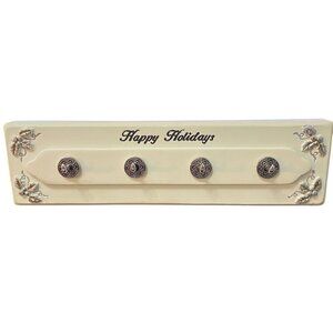 Ganz Happy Holidays Hanging Measuring Spoon Rack